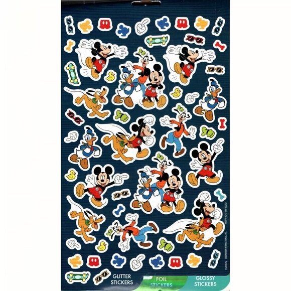 💖3/$15💖 Disney Mickey Mouse Stickers (Over 150 Puffy, Glitter, Foil & Glossy) - Picture 3 of 5